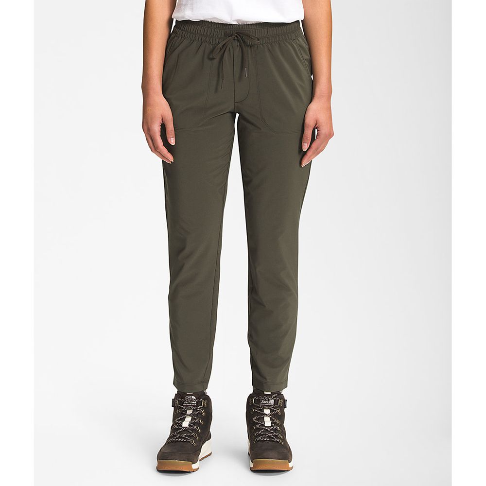 The North Face Pants Womens Australia - The North Face Never Stop Wearing Ankle Green (WIJ-957124)